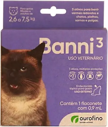 Banni 3 Ourofino para gatos