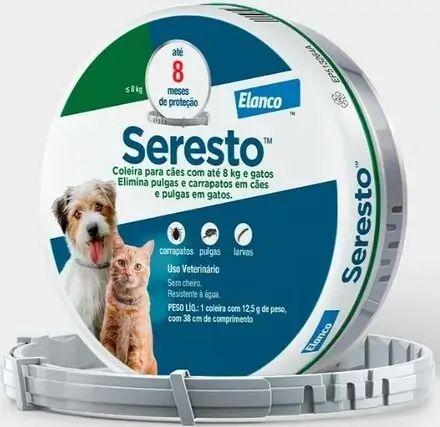 Seresto Coleira anti-carrapatos e pulgas para Gatos