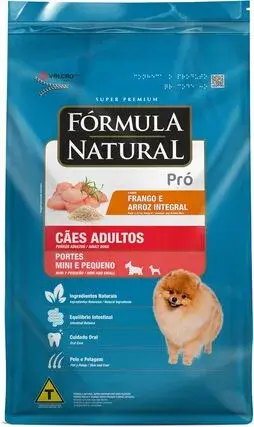Fórmula Natural Super Premium Pró Cães Adultos Portes Mini e Pequeno